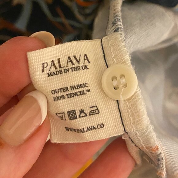 Palava Cynthia Dress in Blue Puffins - Picture 11 of 14